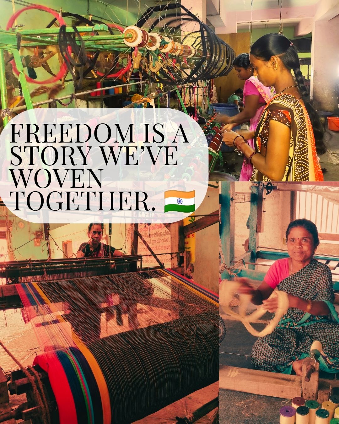 Weaver at the loom